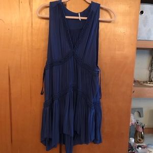 Free People Bright Blue Mini dress